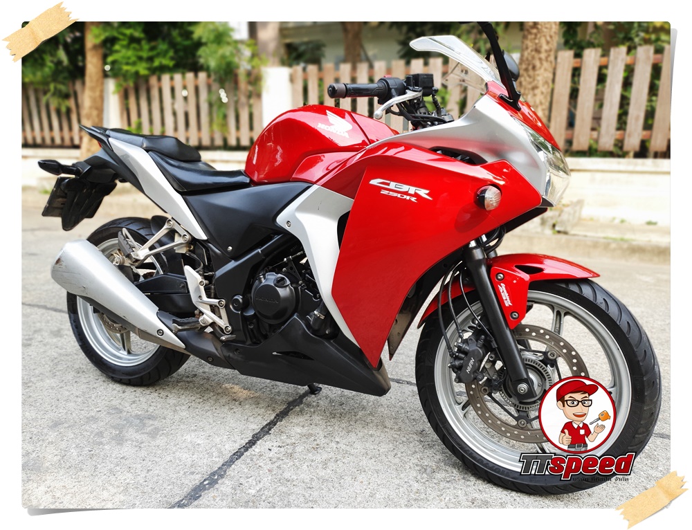 ขายสดผ่อน CBR 250R ABS ปี 55 เครื่องดีสีแดงดาวน์ 4900 จบเลย