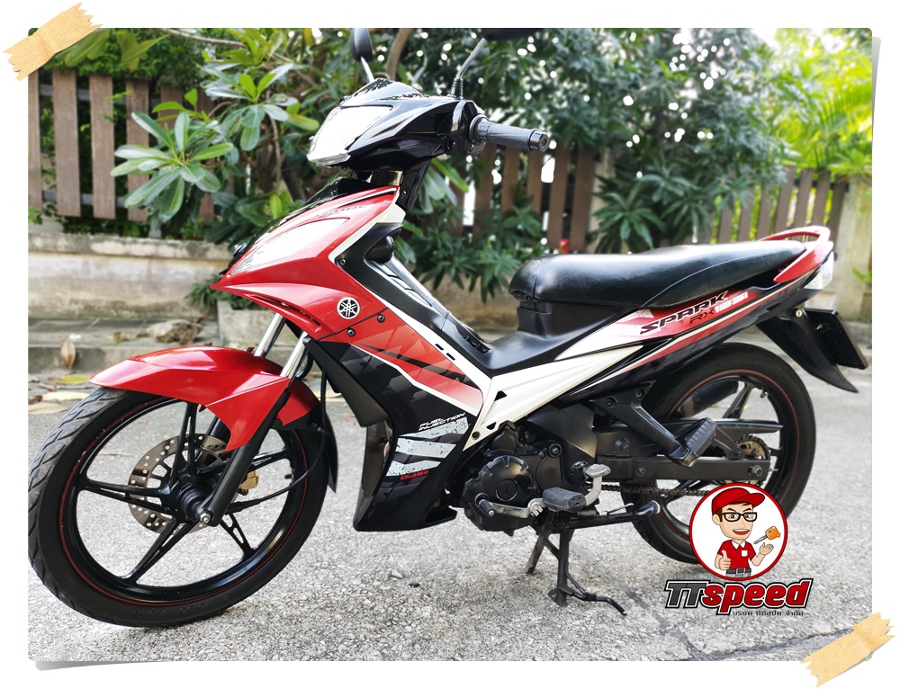 ขายสดผ่อน Yamaha Spark 135i หัวฉีดสตาร์ทมือล้อแม็กปี 58 ผ่อนได้