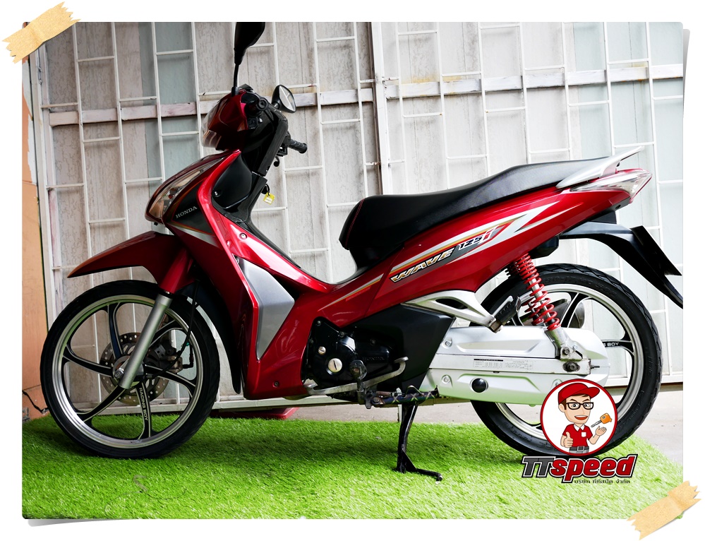 ขาย Honda Wave 125i ส แดงสภาพสวยพร อมข ผ อนเด อนละ 1444 บาท