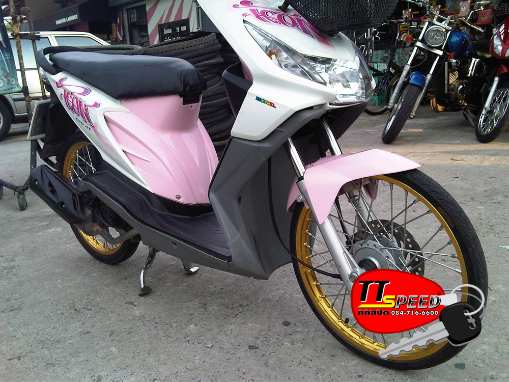 Honda มือสอง Icon 110 cc. สีชมพูหวานๆ | TTSPEED.COM