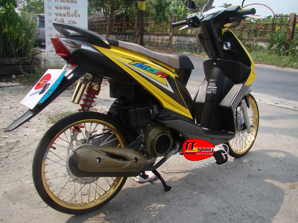 Honda Icon 110 CC. เบาะลาย bride โช๊คแต่ง | TTSPEED.COM