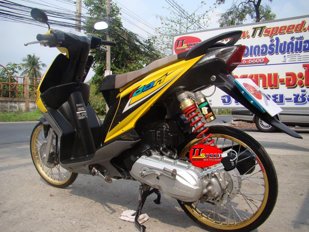 Honda Icon 110 CC. เบาะลาย bride โช๊คแต่ง | TTSPEED.COM