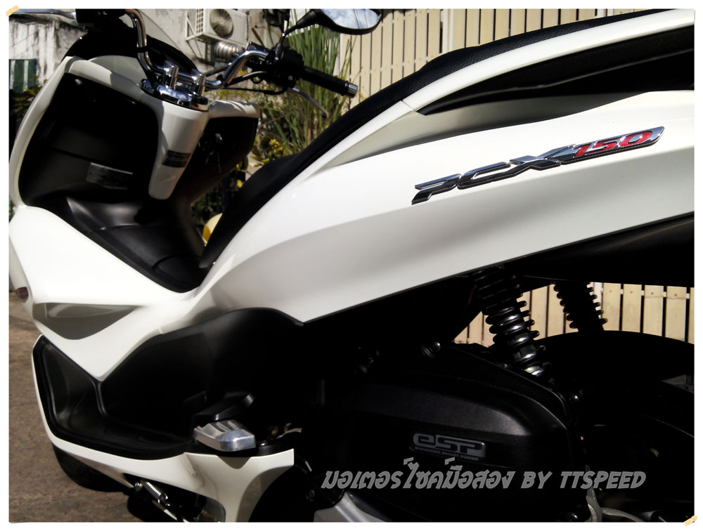 Honda PCX หัวฉีด PGM-Fi สีขาว-ดำ จดปี 56 | TTSPEED.COM