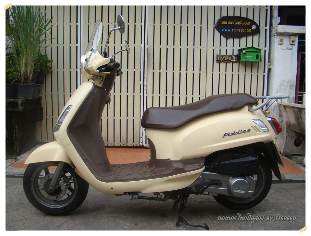 Sym Fiddle Ii ทรงเหมือนเวสป้า จดปี 55 | Ttspeed.Com